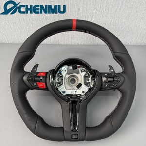 Volant sport avec bouton rouge-M pour BMW F30 F31 F10 F32 F33 F39 F80 F82 F87 Série <span class=keywords><strong>2</strong></span> 3 5 X1 X2 X3 X4 X5 X6 Plug and Play - Product Image 1