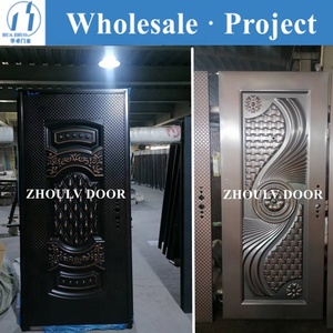 Puerta de Seguridad Exterior de Acero Comercial Impermeable para Tiendas y Mercados de <span class=keywords><strong>Cabo</strong></span> Verde - Product Image 5