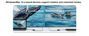 Adaptateur FJGEAR <span class=keywords><strong>USB</strong></span> vers double <span class=keywords><strong>HDMI</strong></span> 4K |   Carte vidéo externe Plug-and-Play avec technologie DisplayLink pour la navigation et la lecture multimédia - Product Image 4