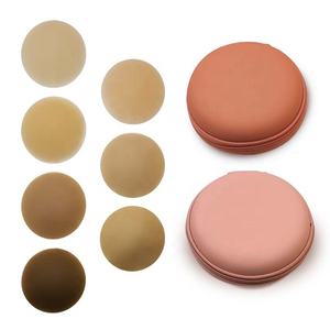 Fabrication haut de gamme Silicone Mat Adhésif Boob Couvre Étanche Sueur Mamelon Du Sein Pasties Avec EVA Zip Pochette De Voyage - Product Image 1
