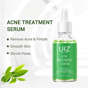 Siero <span class=keywords><strong>Viso</strong></span> all'Acido Salicilico e Tea Tree per Rimuovere l'Acne, Riparare la Pelle, Esfoliare i Punti Neri, Trattamento per la Cura della Pelle, Essenza Siero <span class=keywords><strong>Viso</strong></span> Anti-Acne - Product Image 4