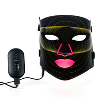 Système complet de luminothérapie LED, masque de beauté en silicone souple de qualité médicale avec protections oculaires et sangles