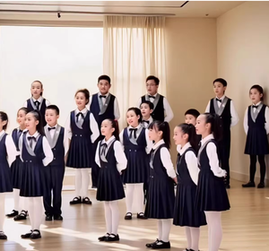 Costumes de spectacle pour chœur <span class=keywords><strong>d</strong></span>'enfants de festival, costumes pour élèves du primaire et du secondaire, concours de poésie et de discours, garçons et filles - Product Image 1