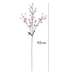 ดอกลิลลี่ออฟเดอะแวลลีย์ประดิษฐ์สีขาว สีชมพูเข้ม สีชมพูอ่อน สำหรับตกแต่งงานแต่งงานและบ้าน  แบบ 3 มิติ สมจริง - Product Image 5