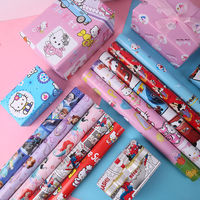 Emballage en papier doré recyclable, personnalisable, pour cadeaux, taille sur mesure, vente en gros