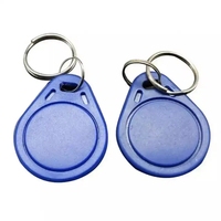 Regrabable grabable 125KHz 13,56 MHz impermeable Rfid etiquetas llavero T5577 EM4305 NFC Tag213 216 tarjeta NFC llavero ID Token Keyfobs