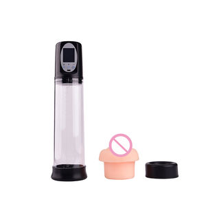 Pompa per Ingrandimento del Pene a Vuoto Dispositivo Elettrico per Erezione 4 Modalità LCD Ausilio per Erezione Masturbazione Maschile - Product Image 2