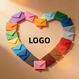 Ensemble de papeterie haut de gamme avec logo personnalisé - Enveloppe et carte de vœux - Papier de qualité supérieure pour mariage/baby shower - Product Image 3