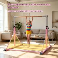Barre de gymnastique réglable SHINEWELL pour enfants, pliable, avec cadre en acier épais, équipement de gymnastique pour jeunes gymnastes, usage domestique, qualité commerciale