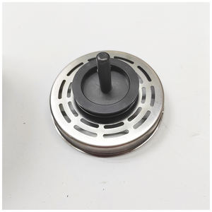 Bouchon de vidange universel en acier inoxydable de <span class=keywords><strong>80</strong></span> <span class=keywords><strong>mm</strong></span> pour <span class=keywords><strong>évier</strong></span> de cuisine avec bouchon en caoutchouc, facile à nettoyer, surface polie, marque Lanbo - Product Image 2