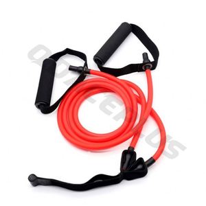 Latex Resistance Tube Band with Door Anchor Door Stop Exercise Resistance Band