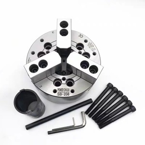 Đầy đủ Serier/cusom 3/4/5/6 hàm CNC máy tiện Chuck khí nén dọc rỗng không khí gỗ Chuck máy tiện Chuck với động cơ - Product Image 6