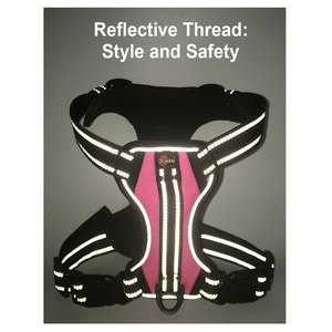 Harnais de course pour <span class=keywords><strong>chien</strong></span> d'aventure léger à motif solide Support de rupture multi-usage en nylon durable testé pour les chiens de travail - Product Image 3