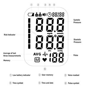 Monitor de Presión Arterial Digital Económico Tricolor para el Hogar, Esfigmomanómetro, Aparato Médico - Product Image 3