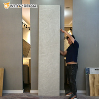 Panneau mural écologique en PVC pour décoration de pièce, revêtement mural en SPC