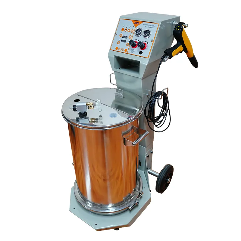 Machine de revêtement de poudre manuelle intelligente, équipement de système de revêtement de poudre, vente chaude COLO-800D