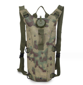 DFP1018 Camouflage Khaki Green Black Camping Ridding Sports Ranger Water Polyester <b>Backpack</b> with 2.5L 3L Water Bladder - Product Image 6