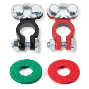 Customized Lead Battery Terminals Color Coded Set Top Post Connectors Clamps