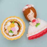 DIY buatan tangan Crochet pengantin buket boneka pengantin Flip bunga bahan Kit Crochet Kit