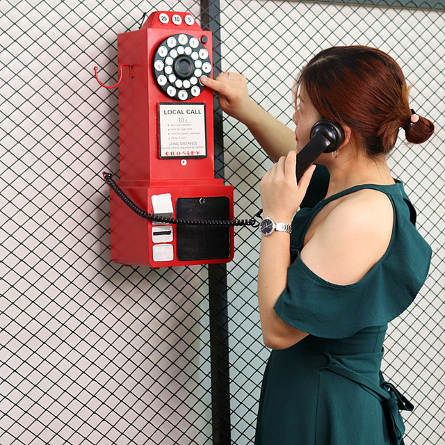 Props for Product Photography Vintage Rotary Telephone Decoration Photography Props