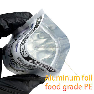 Sacs Mylar personnalisés à fermeture éclair pour poudre protéinée, impression numérique, faible MOQ, refermables, type stand-up - Product Image 5