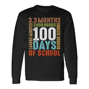Camiseta de manga larga para niños, unisex, con cuello redondo, para el regreso a la escuela, celebración de graduación, 100 días de escuela - Product Image 1