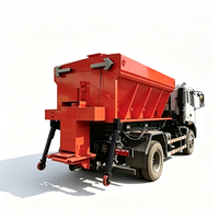 Épandeur auto-vidangeur hydraulique à crochet pour conteneurs de déchets