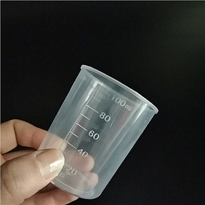 ถ้วยตวงพลาสติกขนาด 100 มล. <span class=keywords><strong>ทำ</strong></span>จากวัสดุ PP <span class=keywords><strong>พ</strong></span>ร้อมบีกเกอร์แบบมีขีดบอก<span class=keywords><strong>ป</strong></span>ริมาตรและอุปกรณ์ทำขนมในครัว - Product Image 1
