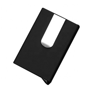 Karbon Fiber para klip ince iş kredi kartı kılıfı ile lüks Minimalist nubuk PU deri <span class=keywords><strong>Pop</strong></span>-<span class=keywords><strong>up</strong></span> kart tutucu - Product Image 1