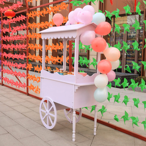 Carrito de Helados Móvil Moderno Más Vendido, Hermoso Carro de Venta de Dulces con <span class=keywords><strong>Globos</strong></span> <span class=keywords><strong>para</strong></span> Decoración de Bodas y Cumpleaños - Product Image 4