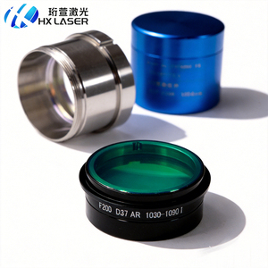 Ensemble de lentilles <span class=keywords><strong>laser</strong></span> à fibre HXLASER D37 6kw 8kw F100 F125 F150 F200 ProCutter 1.0 pour lentille de collimation et de focalisation Precitec avec support - Product Image 1