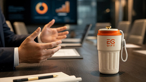 Smart LED Temperature Display <b>Double</b> <b>Wall</b> Stainless Steel Travel Tumbler Mug Insulated <b>Coffee</b> <b>Cup</b> - Product Image 4