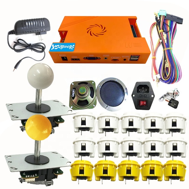 Arcade Game Raspberry Pi  Joystick Arcade Cabinet Kit Arcad 2 Players Control Arcade Diy Kit/diy Arcade Kit/arcade Kit