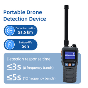 Détecteur portable à spectre de 1,5 km de rayon, 70 MHz-6,2 GHz, système de détection anti-FPV, système d'alarme d'identification précis - Product Image 4