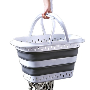 large foldable laundry basket organizer for dirty plastic laundry basket wall-mounted collapsible bin