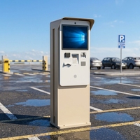 Kiosque de paiement libre-service extérieur personnalisé Système de gestion de stationnement intelligent Écran tactile Publicité LCD Paiement de stationnement