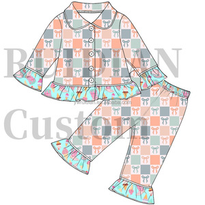 <span class=keywords><strong>Pijamas</strong></span> para <span class=keywords><strong>Niñas</strong></span> 2026, Personalizadas con Estampado de Corazón para el Dí<span class=keywords><strong>a</strong></span> de San Valentín, <span class=keywords><strong>Pijamas</strong></span> Infantiles con Estampado, Pantalones de Manga Larga con Volantes para <span class=keywords><strong>Niñas</strong></span>, Ropa de Dormir - Product Image 6
