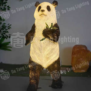 Luces LED con diseño de panda para exteriores IP65 para decoración de parques, jardines y eventos - Product Image 3
