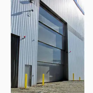 JST produttore industriale di alta qualità automatizzato sezionale Garage sollevare porte a ponte pieghevole in acciaio inox poliuretano