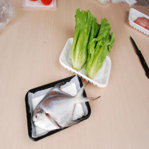 Food Absorbent Pad Super Absorbent Pad Meat Pad for Wholesale Supermarket Frozen Chicken Beef Meat <b>Plastic</b> <b>Tray</b> - Product Image 5