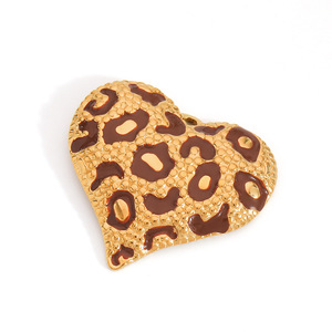 Dijes de Acero Inoxidable con Forma de Corazón, Leopardo, Abeja, Tortuga, Mariposa y Estrella de Mar, Accesorios para Joyería DIY, Origen Yiwu PJ92951 - Product Image 3