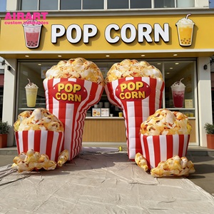 Decoración Inflable Personalizada de Palomitas de Maíz para Noches de Cine - Product Image 1