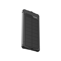 Dernière batterie externe solaire 5000mAh personnalisée en usine Batterie externe compacte PD12W à chargement sécurisé avec écran LED Batterie externe solaire