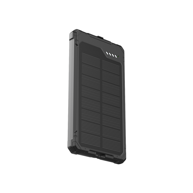 Latest Factory Customized 5000mAh Solar Power Bank PD12W Safe Charging Compact Power Bank With LED Screen Solar Power Bank