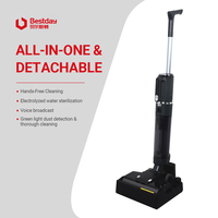 Bestday H40pro Aspirateur intelligent sans fil pour sols humides et secs, nettoyeur de sols à double bordure, auto-nettoyant pour la maison, OEM