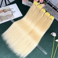 Pengiriman Cepat # 613 Bundel Rambut Manusia Lurus Alami 100% Ekstensi Rambut Virgin Manusia Grosir Vendor Rambut Mentah Vietnam