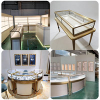 Vitrine de présentation de bijoux de luxe sur mesure pour magasin, meuble de présentation moderne OEM/ODM pour boutique de détail