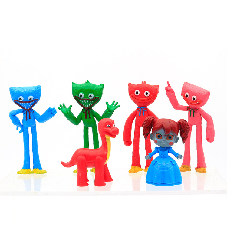 Игровые экшн-фигурки, куклы, игрушки 6 шт./компл., колбасный монстр, Huggys Wuggy Poppy, фигурки Playtime