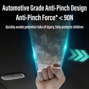 Tendina Parasole Pieghevole in Tessuto per Tetto Elettrico BYD Seal EV con Pulsante di Controllo Vocale, Design Anti-Pizzicamento Senza Danni, Protezione Solare Efficace - Product Image 4