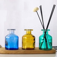 Bouteille de diffuseur d'arôme en verre de luxe 50ml Reed 120ml Bouteilles de diffuseur de roseau en verre de luxe en gros disponibles 30ml 10ml 5ml 20ml
